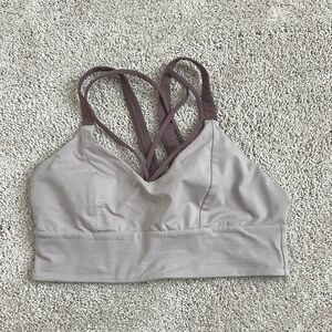 EUC lululemon longline sports bra